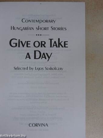 Give or Take a Day