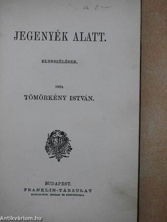 Jegenyék alatt