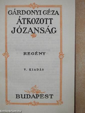 Átkozott józanság