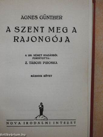 A szent meg a rajongója I-II.