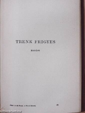 A két Trenk/Trenk Frigyes