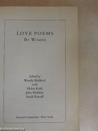 Love Poems by Women