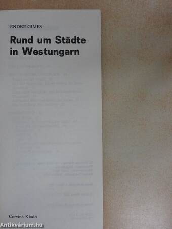 Rund um Städte in Westungarn