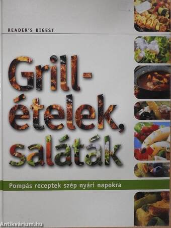 Grillételek, saláták