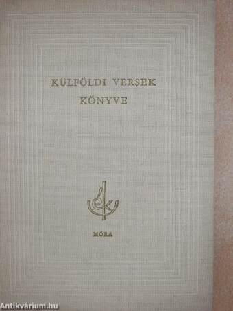 Külföldi versek könyve