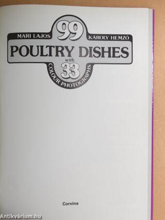 99 poultry dishes with 33 colour photographs