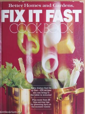 Fix it Fast - Cook Book