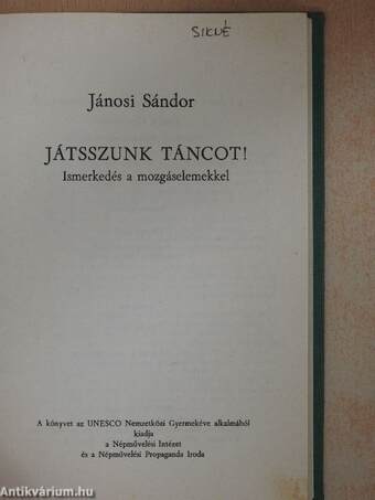 Játsszunk táncot!