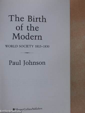 The Birth of the Modern