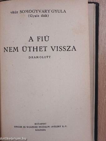 Virrasztó a ködben/Utolsó szárnycsapás/A virágember/A fiú nem üthet vissza