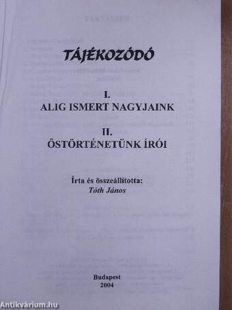 Tájékozódó 2004