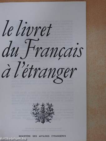 Le livret du Francais á l'étranger