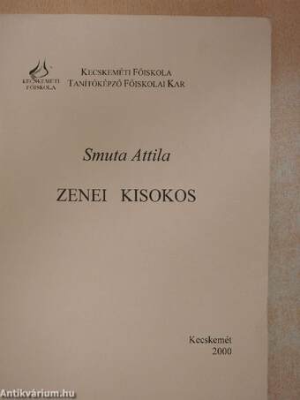 Zenei kisokos
