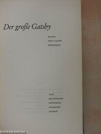 Der große Gatsby