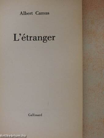 L'étranger