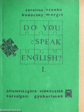 Do you speak English? I. (töredék)