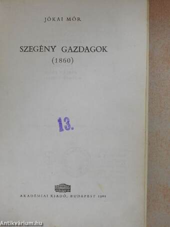 Szegény gazdagok