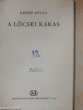 A lőcsei kakas