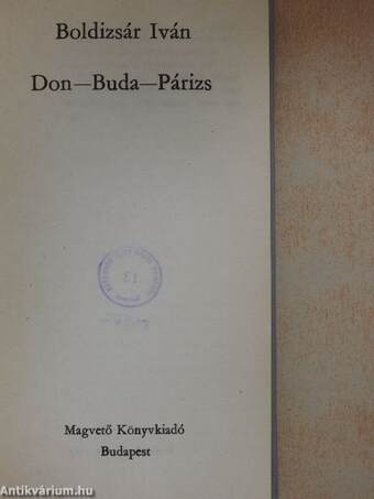 Don-Buda-Párizs