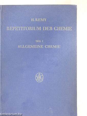 Repetitorium der Chemie I.