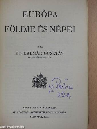 Európa földje és népei