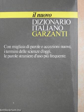 Il Nuovo Dizionario Italiano Garzanti