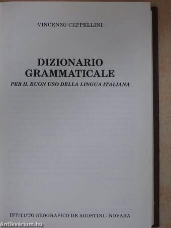 Dizionario Grammaticale