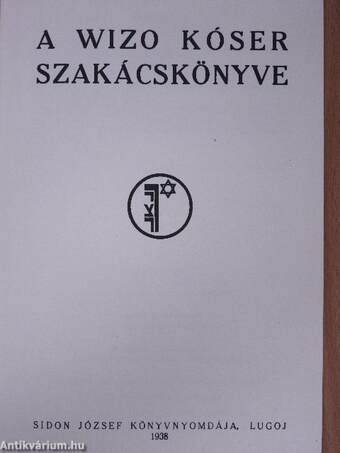 A WIZO kóser szakácskönyve