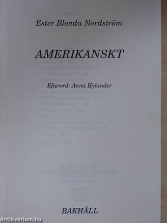 Amerikanskt