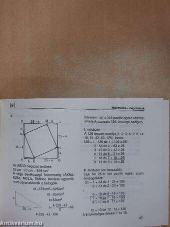 Feladatgyűjtemény a nyolc- és hatosztályos gimnáziumba jelentkezőknek
