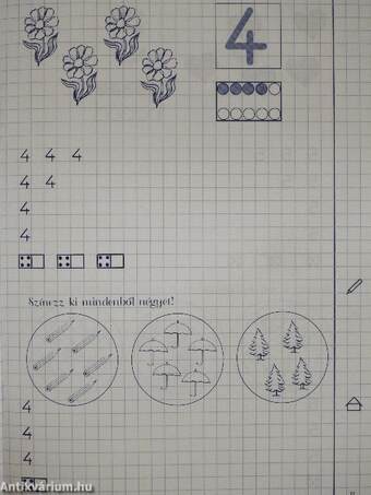 Előírt matematika gyakorlófüzet 1. osztály