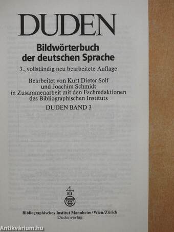 Duden 3 - Das Bildwörterbuch