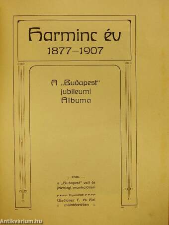 Harminc év 1877-1907