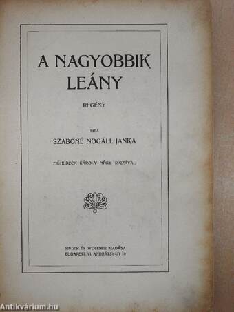 A nagyobbik leány