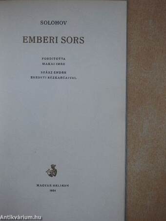 Emberi sors