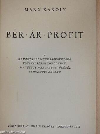 Bér-Ár-Profit