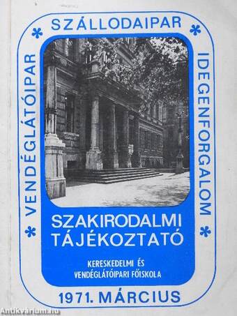 Szakirodalmi tájékoztató 1971. március