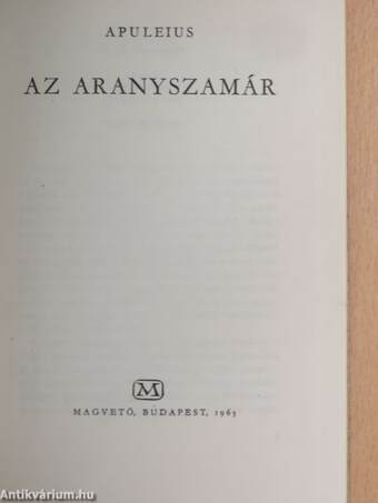 Az aranyszamár