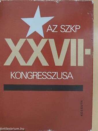 Az SZKP XXVII. kongresszusa