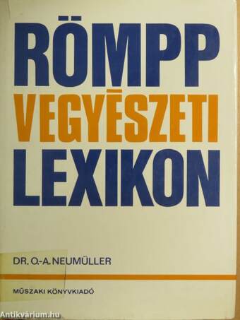 Römpp Vegyészeti Lexikon 2. (töredék)