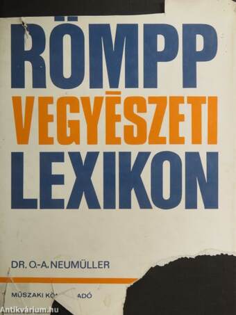 Römpp Vegyészeti Lexikon 3. (töredék)