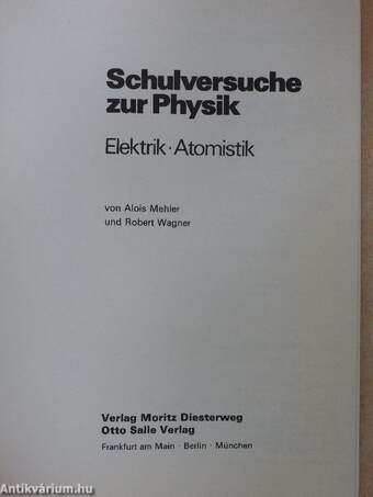 Schulversuche zur Physik