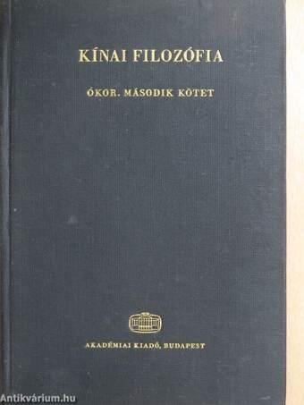 Kínai filozófia - Ókor II. (töredék)