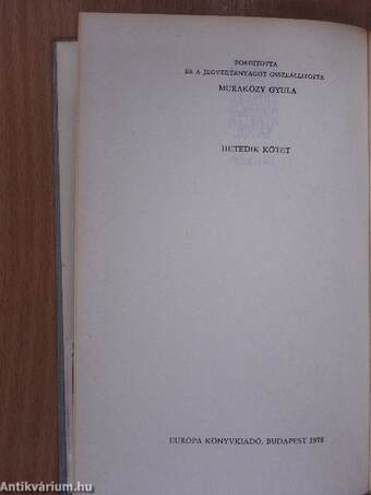 A római nép története a város alapításától 7. (XLI-XLV.)