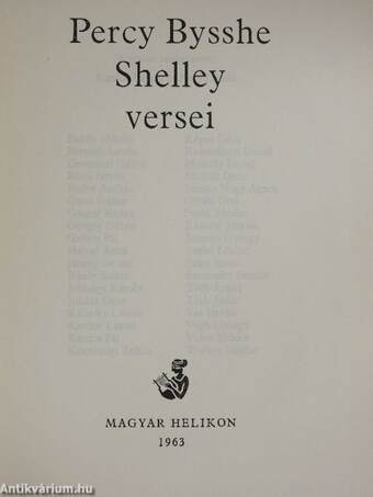 Percy Bysshe Shelley versei