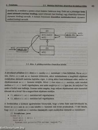 Objektumorientált tervezés és programozás - Java 1-2.