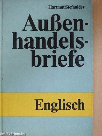 Außenhandelsbriefe Englisch