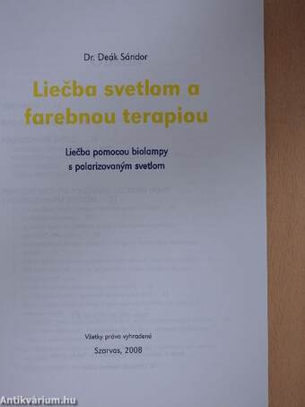 Liecba svetlom a farebnou terapiou