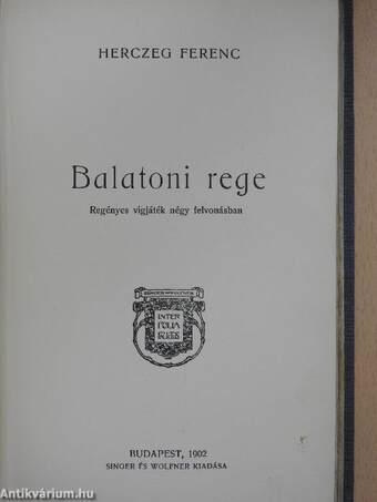 Ocskay brigadéros/Balatoni rege