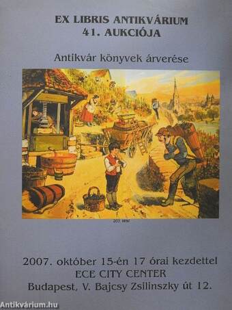 Ex Libris Antikvárium 41. aukciója